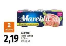 Emi Supermercati MAREBLU Tonno all'Olio di Oliva offerta