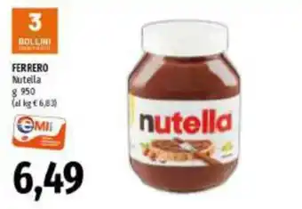 Emi Supermercati FERRERO Nutella offerta