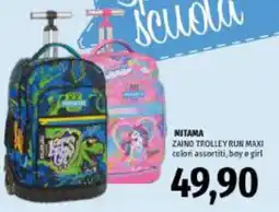 Emi Supermercati MITAMA ZAINO TROLLEY RUN MAXI offerta