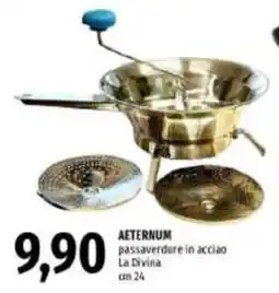 Emi Supermercati AETERNUM passaverdure in acciaio La Divina offerta