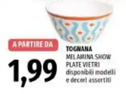 Emi Supermercati TOGNANA MELAMINA SHOW PLATE VIETRI offerta