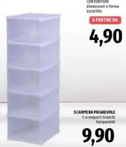 Emi Supermercati SCARPIERA PIEGHEVOLE offerta