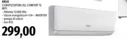 Emi Supermercati Argo climatizzatore all comfort 12 Wifi offerta