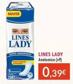Sanitaria Demma LINES LADY Anatomoico offerta