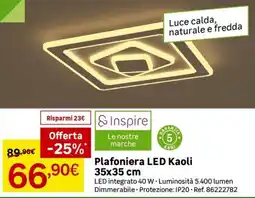 Leroy Merlin Plafoniera LED Kaoli offerta