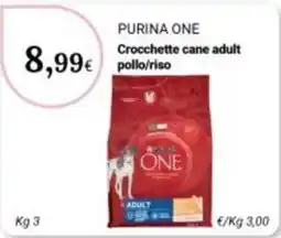 Re Mercato Lucrezia Purina One Crocchette cane adult pollo/riso offerta