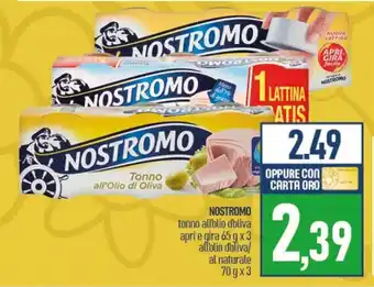 NOSTROMO Tonno all'Olio di Oliva