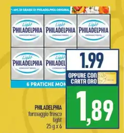 Ciro Amodio PHILADELPHIA formaggio fresco light offerta