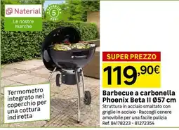 Leroy Merlin Barbecue a carbonella Phoenix Beta II Ø57 cm offerta