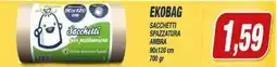 Sanitaria Demma Ekobag sacchetti spazzatura ambra offerta