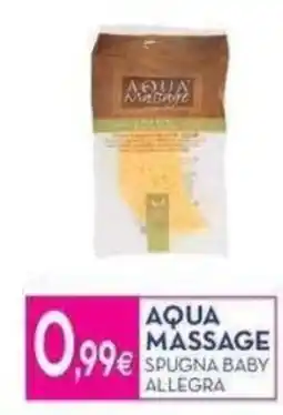 Proshop Aqua Massage Spugna Baby Allegra offerta