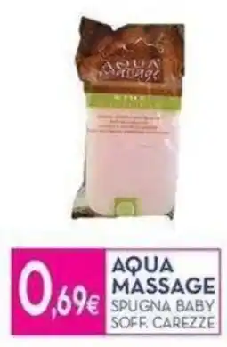 Proshop Aqua Massage Spugna Baby Soff. Carezze offerta