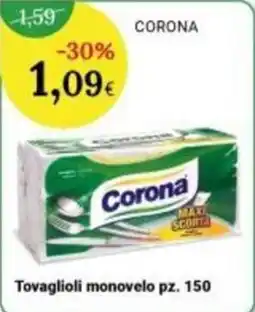 Re Mercato Lucrezia Corona Tovaglioli monovelo offerta