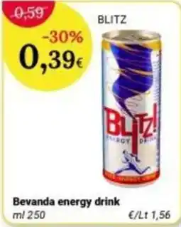 Re Mercato Lucrezia BLITZ Bevanda energy drink offerta