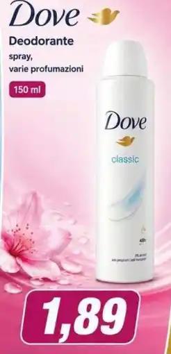 Sanitaria Demma Dove Deodorante spray offerta