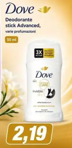 Sanitaria Demma Dove Deodorante stick Advanced offerta