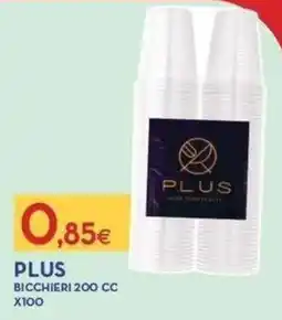 Proshop PLUS BICCHIERI 200 CC offerta
