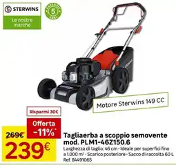 Leroy Merlin Tagliaerba a scoppio semovente mod. PLM1-46Z150.6 offerta
