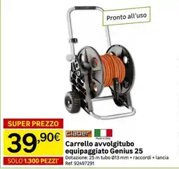 Leroy Merlin Carrello avvolgitubo equipaggiato Genius 25 offerta