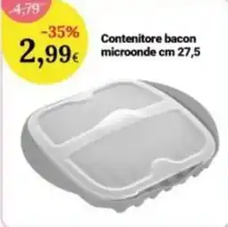 Re Mercato Lucrezia Contenitore bacon microonde offerta