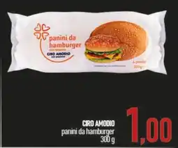 Ciro Amodio panini da hamburger CIRO AMODIO offerta