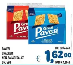 Del Prete Distribuzioni Pavesi Gran Pavesi Cracker offerta