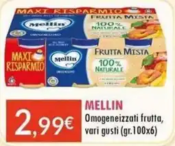 Sanitaria Demma Mellin Omogeneizzati frutta offerta