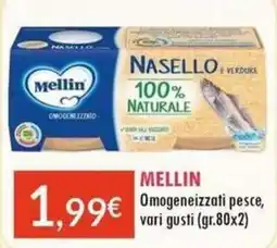 Sanitaria Demma Mellin Omogeneizzati pesce offerta