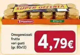Sanitaria Demma Omogeneizzati frutta Plasmon offerta