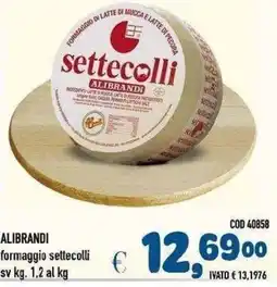 Del Prete Distribuzioni formaggio settecolli ALIBRANDI offerta
