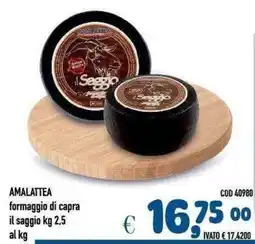 Del Prete Distribuzioni AMALATTEA formaggio di capra il saggio offerta