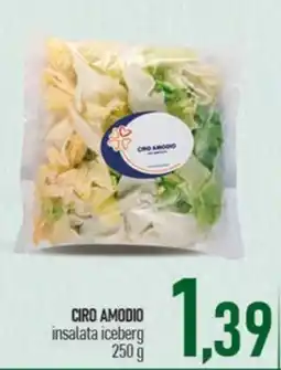 Ciro Amodio Ciro Amodio insalata iceberg offerta