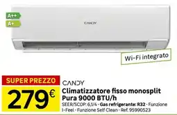 Leroy Merlin CANDY Climatizzatore fisso monosplit Pura 9000 BTU/h offerta