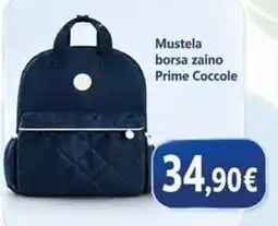 Sanitaria Demma Mustela borsa zaino Prime Coccole offerta