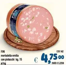 Del Prete Distribuzioni FINI mortadella emilia con pistacchi offerta