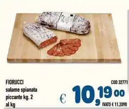 Del Prete Distribuzioni Fiorucci salame spianata piccante offerta