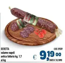 Del Prete Distribuzioni Beretta salame napoli antica fattoria offerta