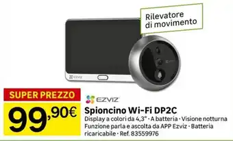 Spioncino Wi-Fi DP2C Ezviz