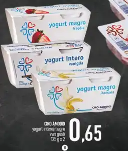 Ciro Amodio yogurt intero/magro CIRO AMODIO offerta