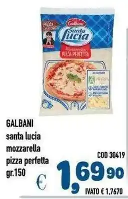 Del Prete Distribuzioni Galbani santa lucia mozzarella pizza perfetta offerta