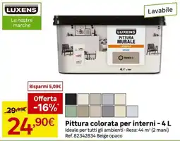 Leroy Merlin Pittura murale LUXENS offerta