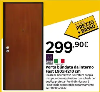 Leroy Merlin Porta blindata da interno Fast offerta