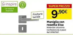 Leroy Merlin Maniglia con rosetta Elsa offerta