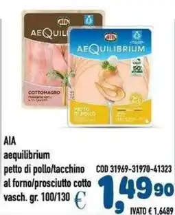Del Prete Distribuzioni AIA aequilibrium petto di pollo/tacchino offerta