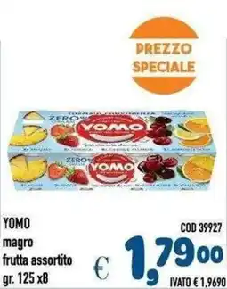 Del Prete Distribuzioni YOMO magro frutta assortito offerta