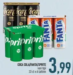 Ciro Amodio Coca Cola/Fanta/Sprite offerta
