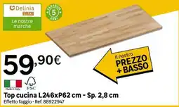 Leroy Merlin Top cucina Delinia ELEKI offerta
