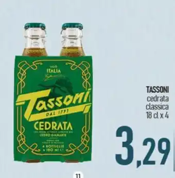 Ciro Amodio Tassoni cedrata classica offerta