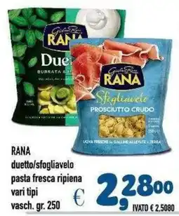 Del Prete Distribuzioni RANA duetto/sfogliavelo pasta fresca ripiena offerta