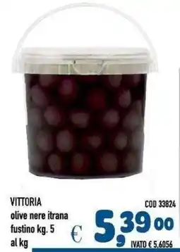 Del Prete Distribuzioni VITTORIA olive nere itrana offerta